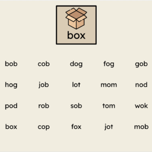Orton-Gillingham Virtual Phonics Lesson: CVC short /o/ Words